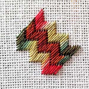 kübengefärbte Farbe Gauguin