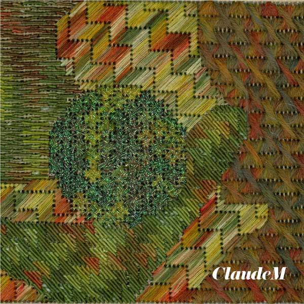 Stickerei in der Painters Farbe ClaudeM