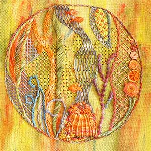 Freie Stickarbeit Valeria